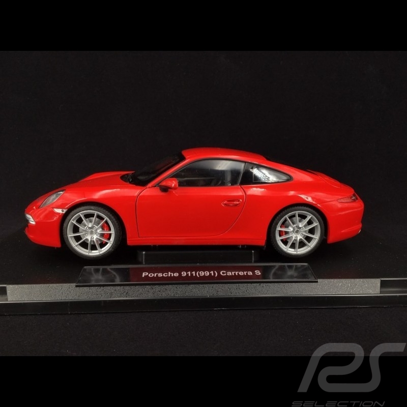 Porsche 911 Carrera S type 991 2012 Indischrot 1/18 Welly 18047W guards red Indischrot