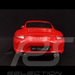 Porsche 911 Carrera S type 991 2012 rouge Indien 1/18 Welly 18047W