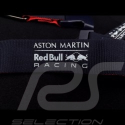 Porte-clés Aston Martin RedBull racing ruban tour de cou bleu marine