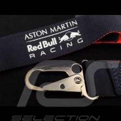 Porte-clés Aston Martin RedBull racing ruban tour de cou bleu marine