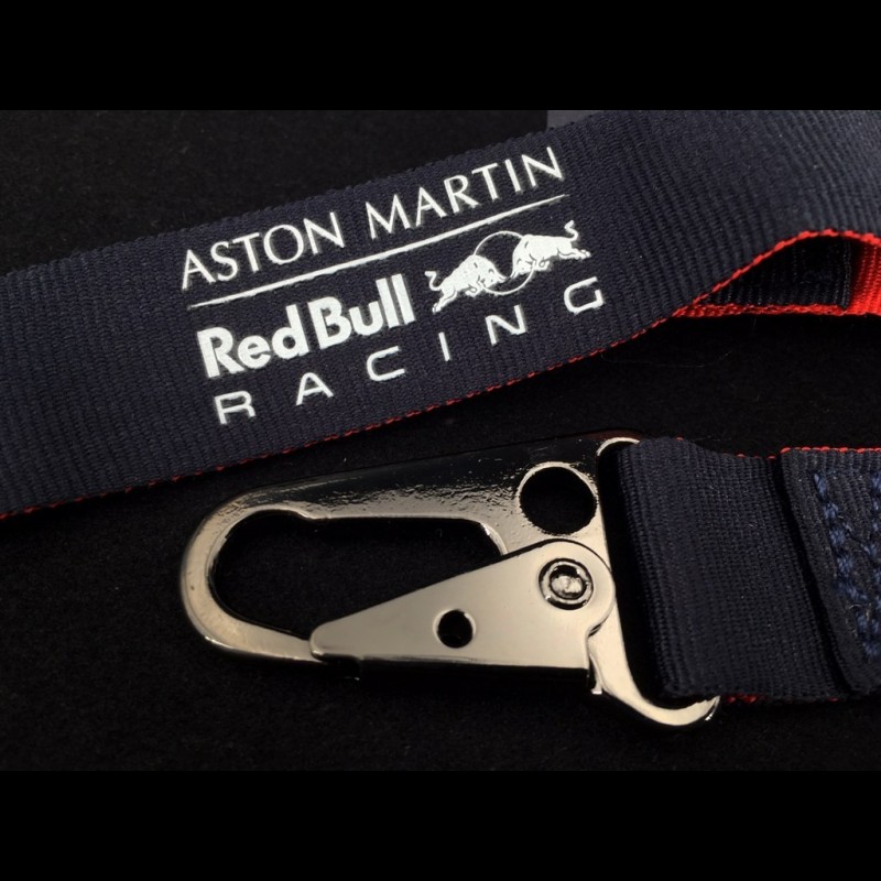 Aston Martin Red Bull racing keyring lanyard navy blue