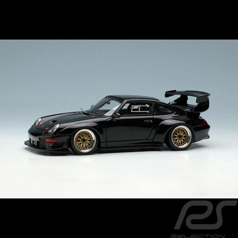 Porsche 911 GT2 EVO type 993 1996 black 1/43 Make Up Vision VM130C