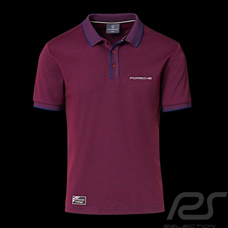 Porsche Polo shirt 911 Heritage Collection 992 Targa 4S Bordeaux red WAP320LHRT - women