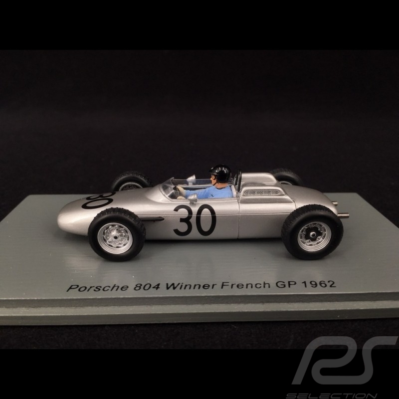 Porsche 804 n° 30 Vainqueur GP France de F1 1962 1/43 Spark S7515 winner sieger