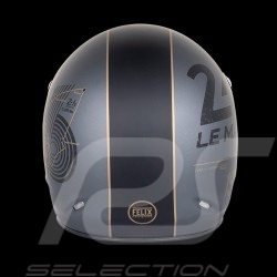Casque de course vintage trois rayures