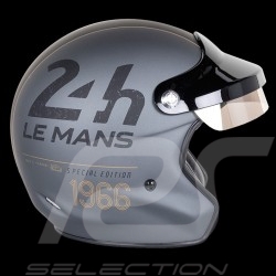 Casque de course vintage trois rayures