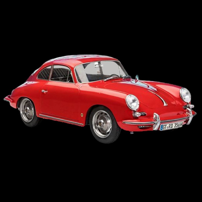 Maquette montage sans colle Porsche 356 B 1959 rouge 1/16 Revell 07679