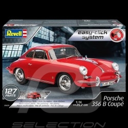 Maquette montage sans colle Porsche 356 B 1959 rouge 1/16 Revell 07679 kit glue-free kleberfreie 