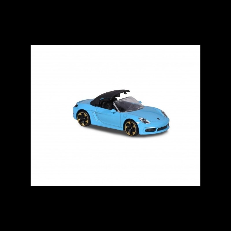 Voiture Miniature Porsche 718 Boxster Par Majorette - Jaune - Occasion - Modèle Réduit