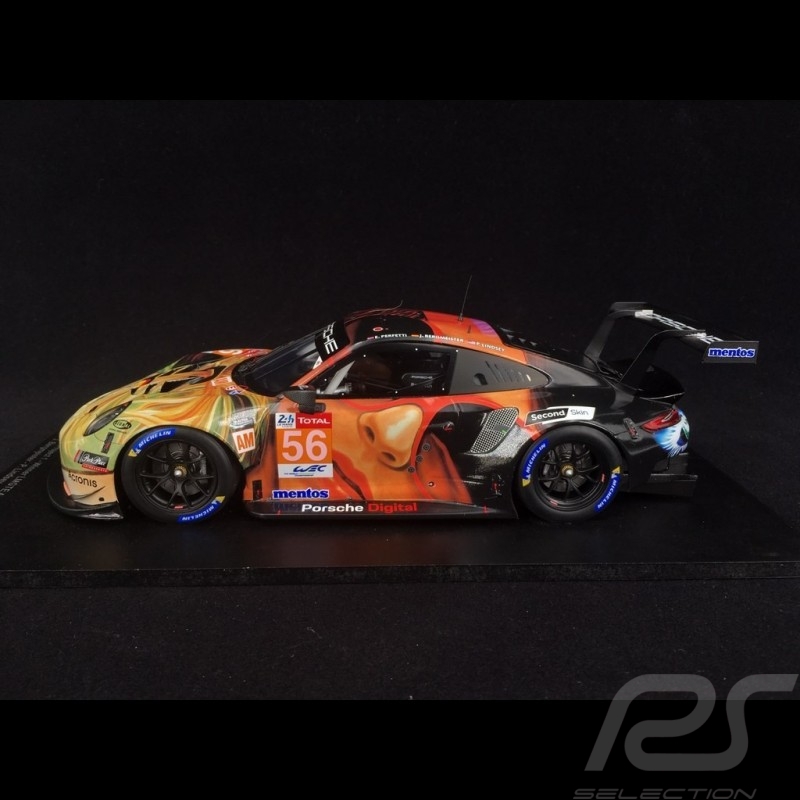 Porsche 911 RSR type 991 n° 56 1er LMGTE-Am Le Mans 2019 1/18 Spark 18S440