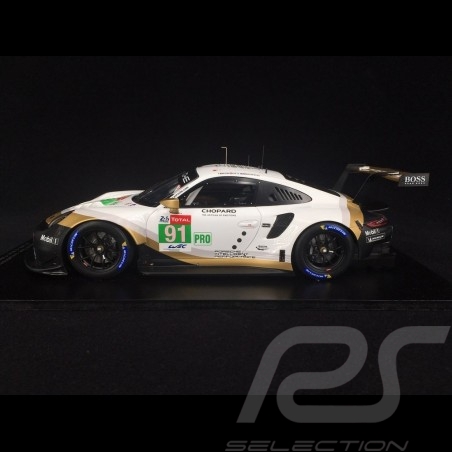 Porsche 911 RSR type 991 n° 91 2ème LMGTE Pro Class Le Mans 2019 1/18 Spark 18S434
