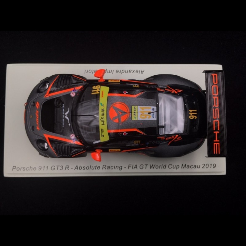 Porsche 911 GT3 R type 991 n° 911 Absolute Racing FIA GT World Cup ...