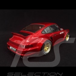 1/18 GT Spirit Porsche 911 Prior Design Wide Body Shinny Red GT277 Leather  AB033