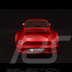 Porsche 911 type 964 Prior Design custom widebody rouge 1/18 GT Spirit GT277