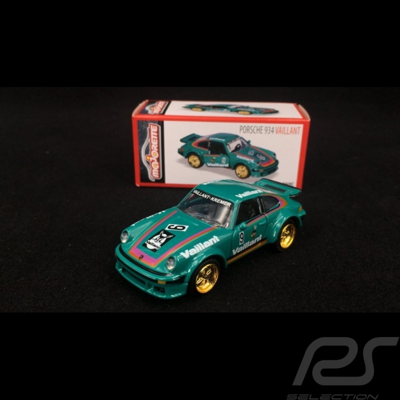 Porsche 934 n° 9  Vaillant Grün 1/57 Majorette 212052016