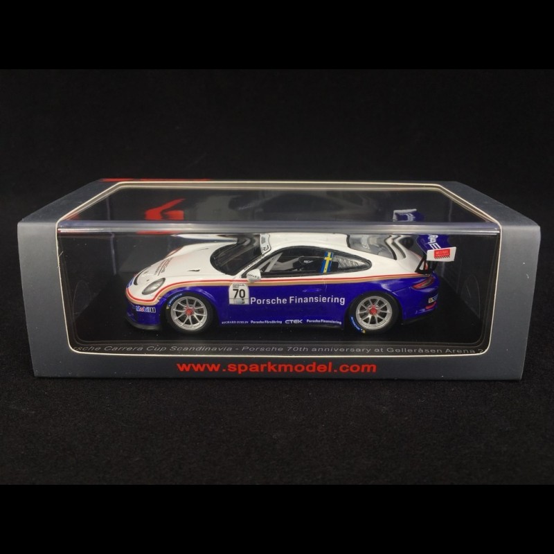 Spark Porsche 911 GT3 Carrera Cup - 70e Anniversaire - Échelle 1:43 - Neuf