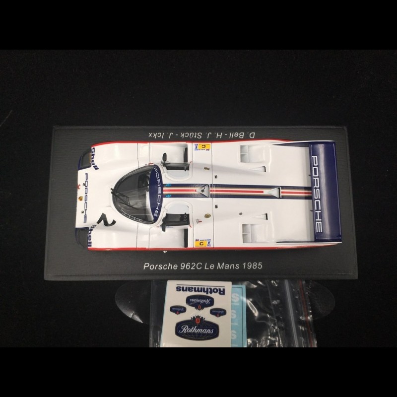 Porsche 962C Rothmans N°3 Le Mans 1985 - Spark S4088 - échelle 1/43 (résine)