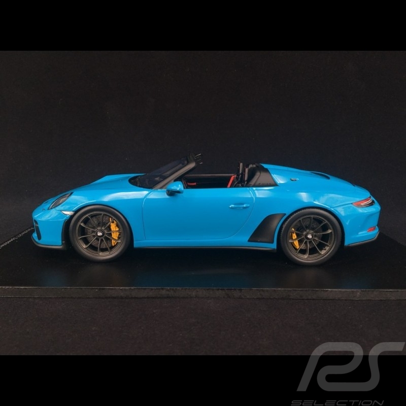 Porsche 911 Speedster type 991 2019 Miami blue 1/18 Spark 18S467