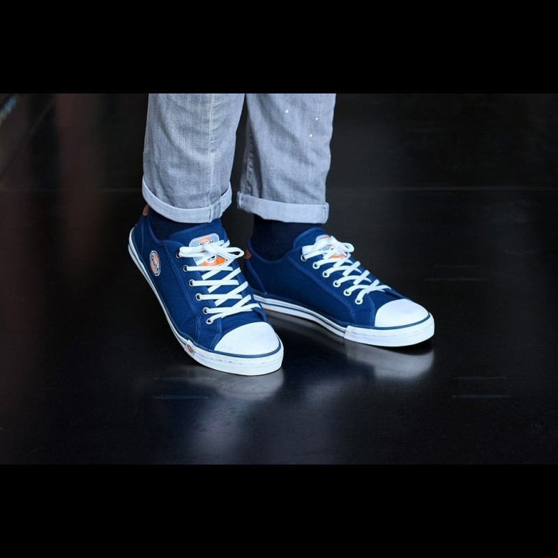Gulf 50 years sneaker / basket shoes style Converse navy blue - men