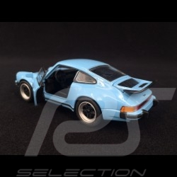 Porsche 911 Turbo 3.0 1975 ﻿Gulf blau Spielzeug Reibung Welly