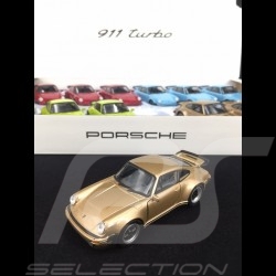 Porsche 911 Turbo 3.0 1975 or jouet à friction pull back toy Spielzeug Reibung Welly