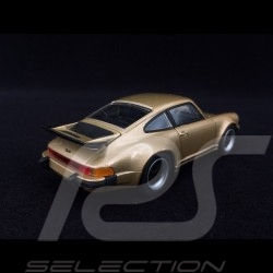 Porsche 911 Turbo 3.0 1975 gold﻿ pull back toy Welly