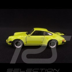 Porsche 911 Turbo 3.0 1975 vert lumière jouet à friction pull back toy Spielzeug Reibung Welly