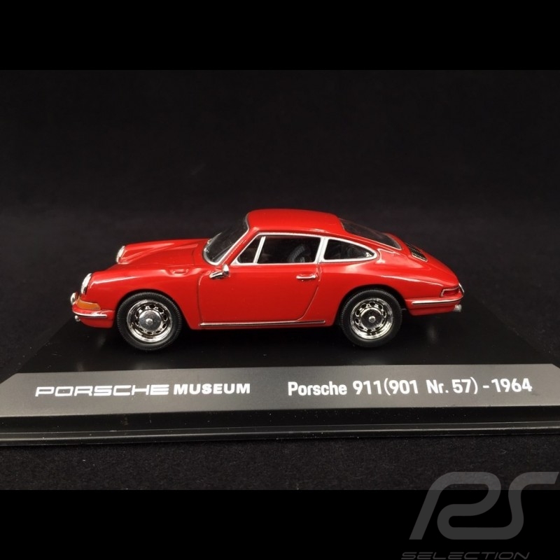 Porsche 901 1963 rouge 1/43 Spark S1369
