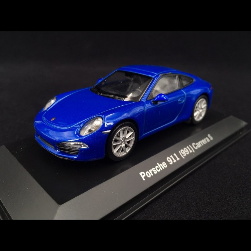 Porsche 911 type 991 Carrera S blue 1/43 Welly MAP01994614