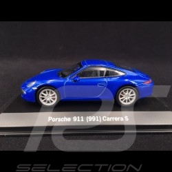 Porsche 991 Carrera S bleue 1/43 Welly MAP01994614