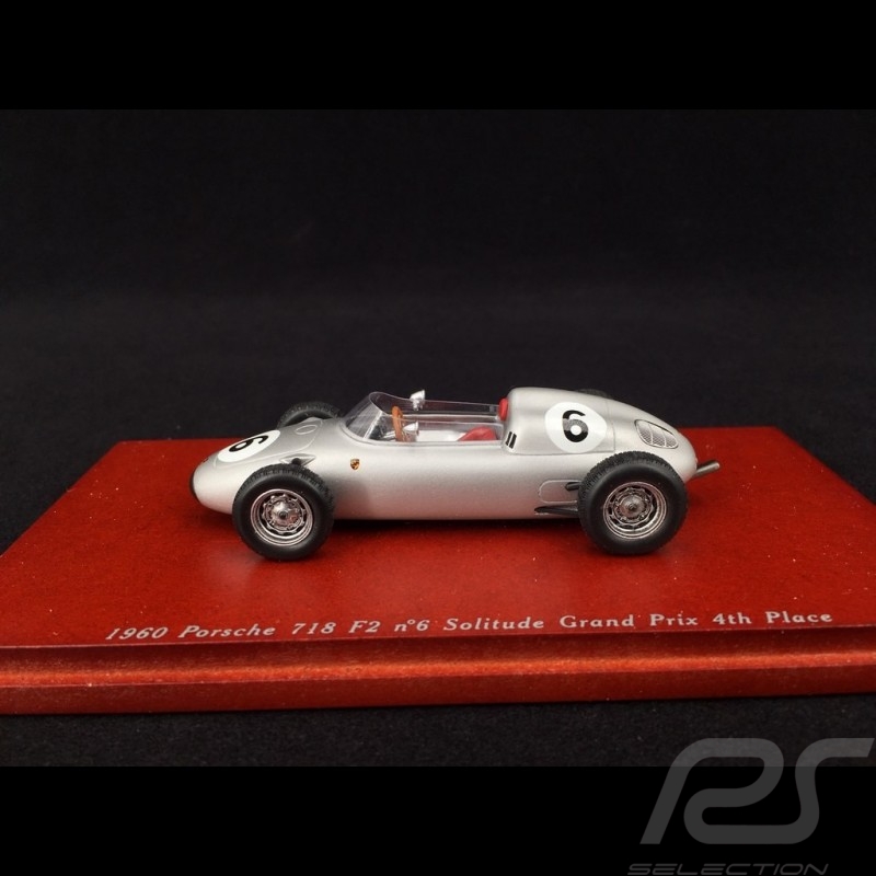 Porsche 718 F2 n° 6 1960 4th Solitude Grand Prix 1/43 TrueScale TSM114310