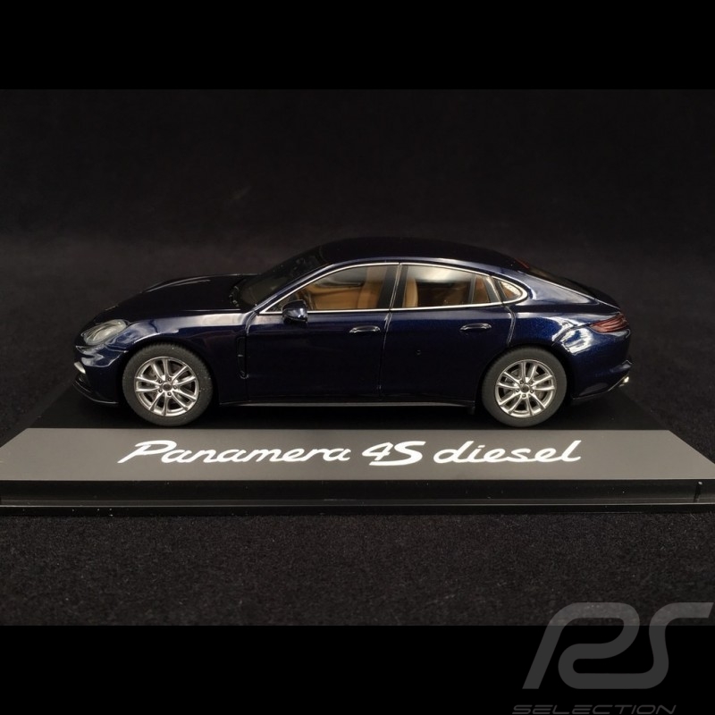 Porsche Panamera 4S diesel 2016 dark blue 1/43 Herpa WAP0207230G