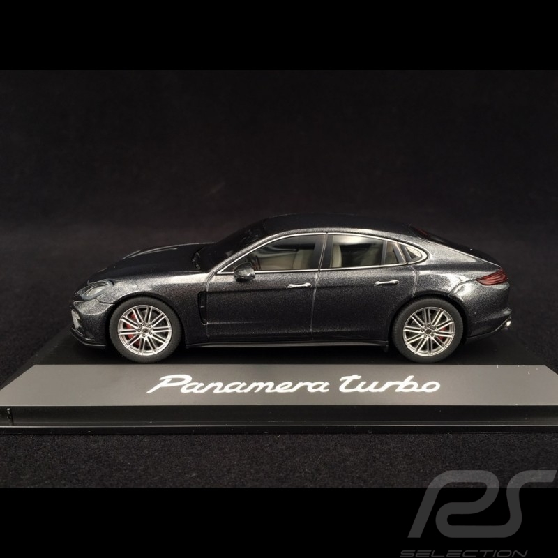 Porsche Panamera Turbo Gen II 2016 1/43 Herpa WAP0207470G Gris volcan Volcano grey Vulcangrau Porsche Panamera Turbo Gen II 2016 1/43 Herpa WAP0207470G Gris volcan Volcano grey Vulcangrau