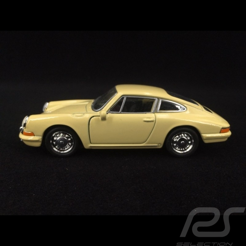 Porsche 911 1965 Spielzeug Reibung Welly Champagne gelb MAP01026519