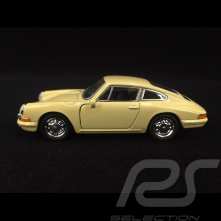 Porsche 911 1965 Spielzeug Reibung Welly Champagne gelb MAP01026519