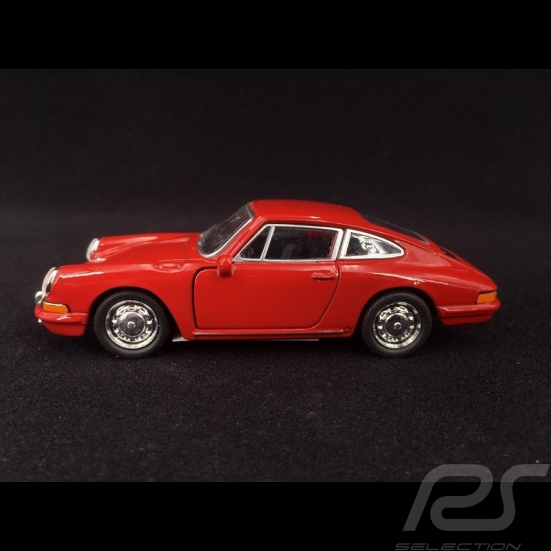 Porsche 911 1965 pull back toy Welly Signal red MAP01026519