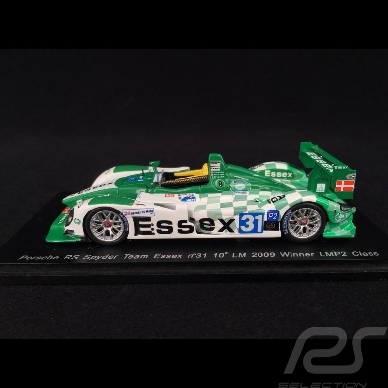 Porsche rs spyder nº 31 team essex class winner lmp2 le mans 2009 1/43 s