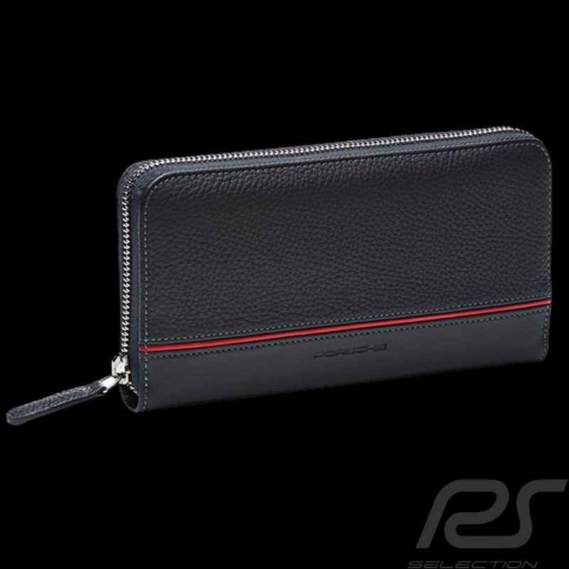 Porsche Geldbörse Geldhalter Heritage Kohlengrau Leder WAP0300340LHRT