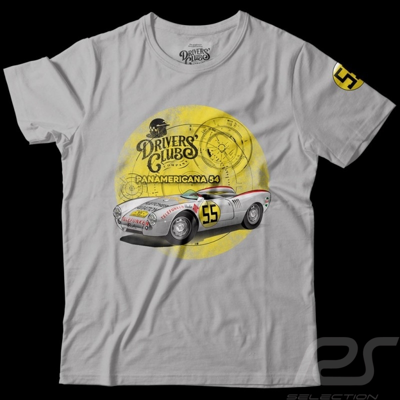 Porsche 550 Panamerica T-shirt Graumeliert - Herren