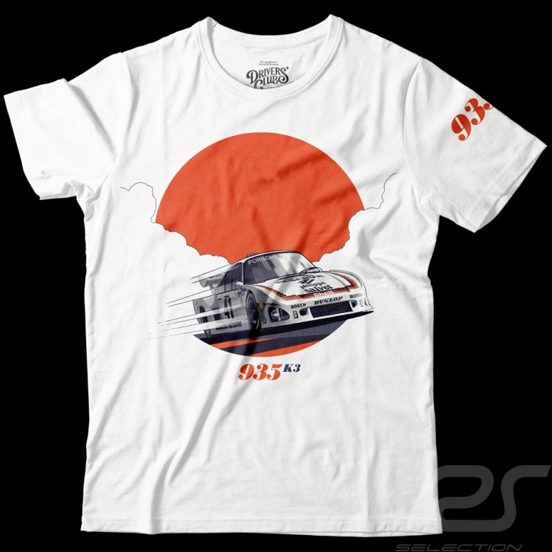 T-shirt Porsche 935 K3 Le Mans 1979 Blanc White Weiß homme