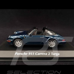 Porsche 911 Carrera 2 Targa type 964 1991 Amazon Green 1/43 Minichamps 940061361