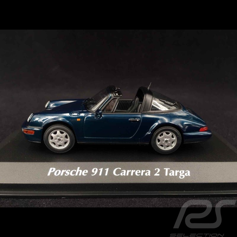 Porsche 911 Carrera 2 Targa type 964 1991 Vert Amazone 1/43 Minichamps 940061361