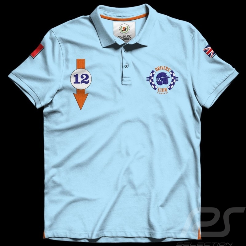 Porsche 908 n° 12 Winner Targa Florio 1970 T-shirt Gulf blue - men