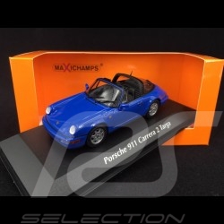 Porsche 911 Carrera 2 Targa type 964 1991 Maritim blue 1/43 Minichamps 940061360
