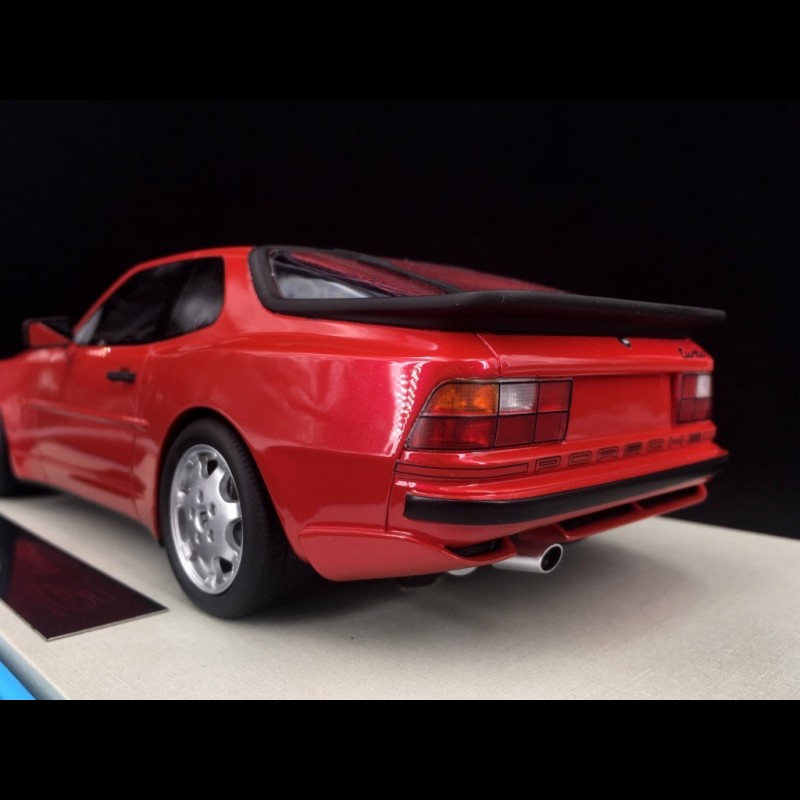 Porsche 944 Turbo S 1988 Burgundy red 1/18 LS-Collectibles LS023E