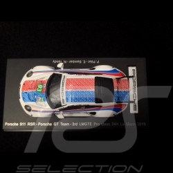 Porsche 911 RSR type 991 n° 93 Brumos Platz 3 LMGTE Pro Class Le Mans 2019 1/64 Spark Y141