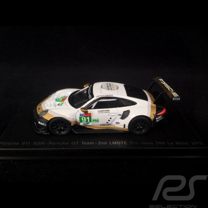Porsche 911 RSR type 991 n° 91 Platz 2 LMGTE Pro Class Le Mans 2019 1/64 Spark Y140
