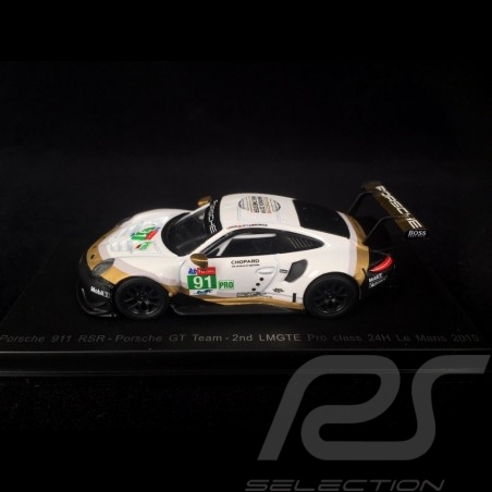 Porsche 911 RSR type 991 n° 91 2ème LMGTE Pro Class Le Mans 2019 1/64 Spark Y140