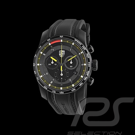 Montre Porsche Chronographe Sport Carbon Composite Noir Porsche WAP0700050MCRB Uhr Watch