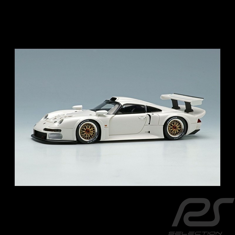 Porsche 911 GT1 1996 Blanche 1/43 Make Up Eidolon EM328C